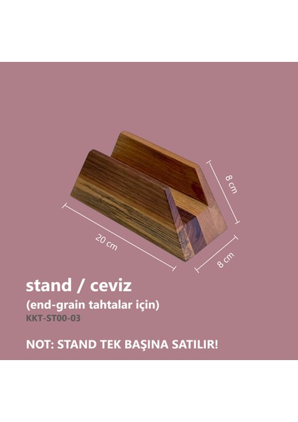 Kesme Tahtası (End-Grain) Standı / Ceviz fiyatları