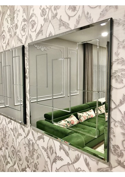 Dekoratif Üçlü Set Duvar Aynası fiyatları