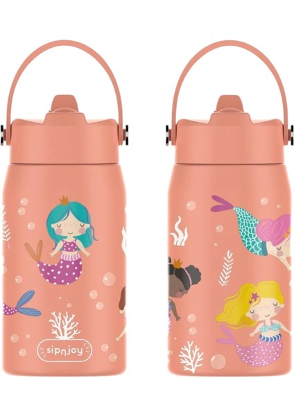 - Lil'straw Çocuk Su Termosu | 420 ml - Mermaid Dream modelleri