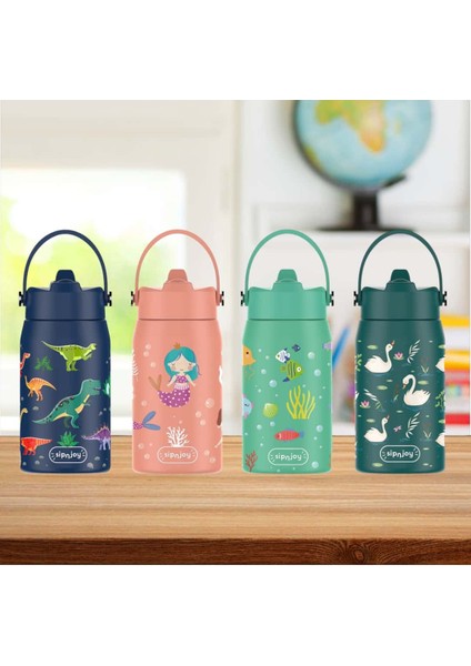 - Lil'straw Çocuk Su Termosu | 420 ml - Mermaid Dream indirimleri