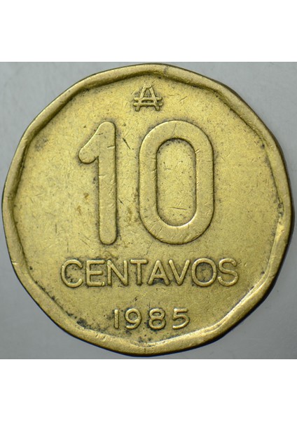 Arjantin 10 Centavos 1985 Bu Tipin Basıldığı Ilk Yıl. fiyatları