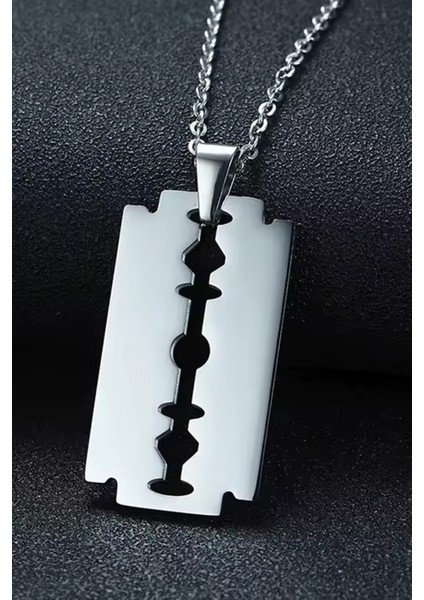 Forse Zincirli Jilet Kolyesi Erkek Bayan Unisex Çelik Kolye Zincirli cck03