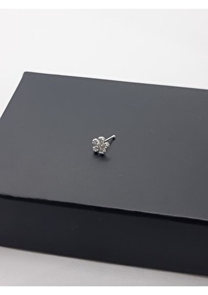 925 Ayar Gümüş Zirkon Taşlı ''papatya'' Hızma ( 5 mm ) fiyatları