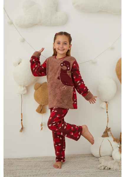 Kız Çocuk Welsoft Polar Pijama Takımı 42235 fiyatları