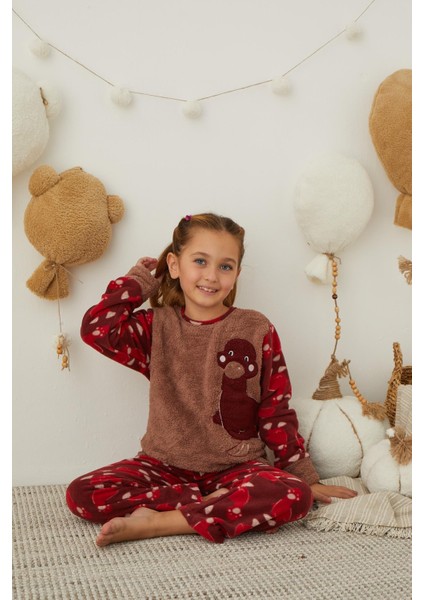 Kız Çocuk Welsoft Polar Pijama Takımı 42235 fırsatları
