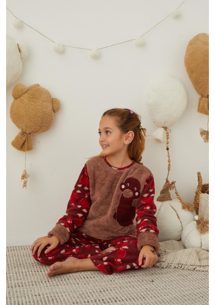 Kız Çocuk Welsoft Polar Pijama Takımı 42235 indirimleri