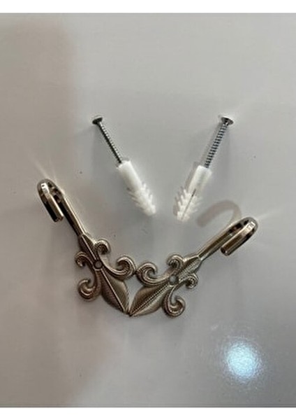 Renso Fon Perde Bağlama Demiri Askı Aparatı Metal 2 Adet Şık Görünüm ve Modern Tasarım modelleri