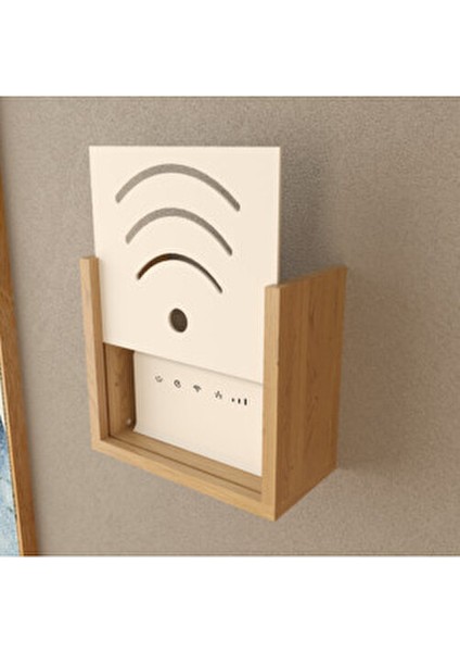 15X25X30 Modern Wi-Fi Modem Saklama Kutusu