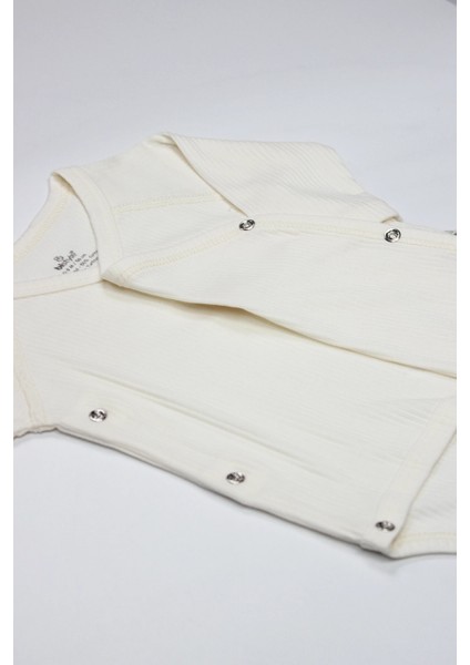 Bistyle Organic Modal Flying Balloons Kruvaze Uzun Kol Body BS17121 Ekru fiyatları