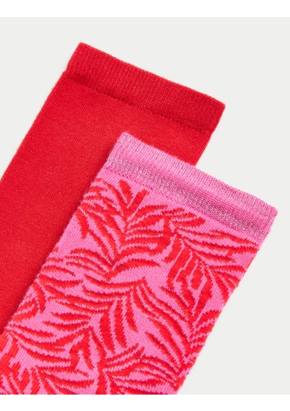 2'li Sumptuously Soft™ Bilek Boy Çorap fırsatları