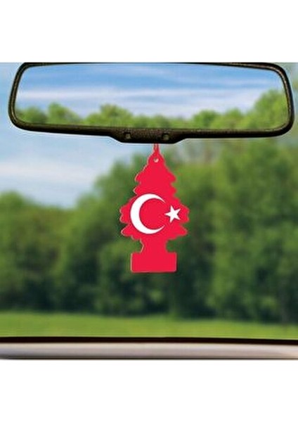 3'lü Türk Bayrağı Vanilya Aromalı Asma Oto Kokusu fiyatları