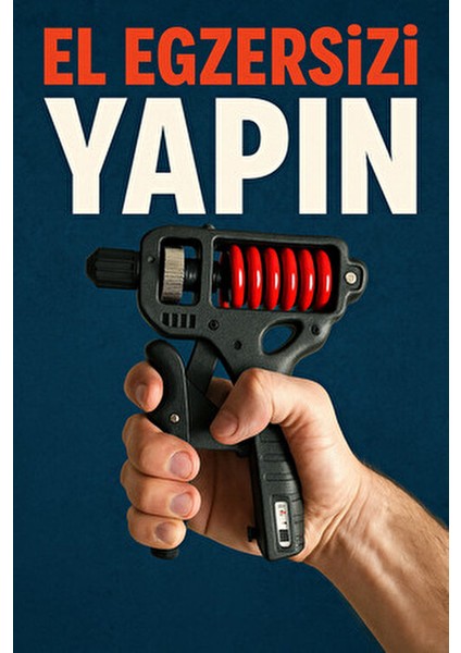 5-165KG Sayaçlı Ayarlanabilir Profesyonel El & Bilek Güçlendirici Kol ve Kavrama Egzersiz Aleti