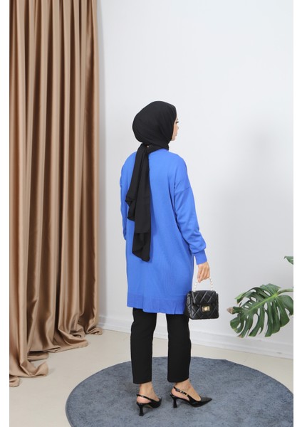 Yırtmaçlı Merserize Tunik indirimleri