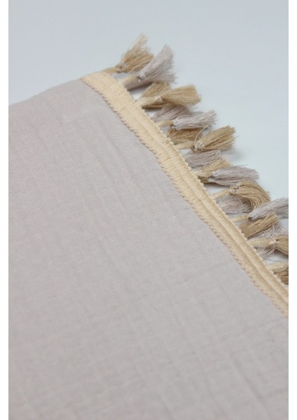 Bistyle Organik Müslin 80X90 Fistolu Battaniye 70112 Taş modelleri