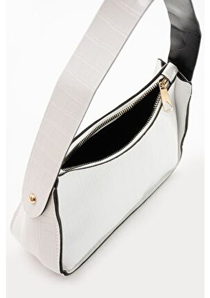 Kadın Kroko Desenli Baget Çanta fırsatları