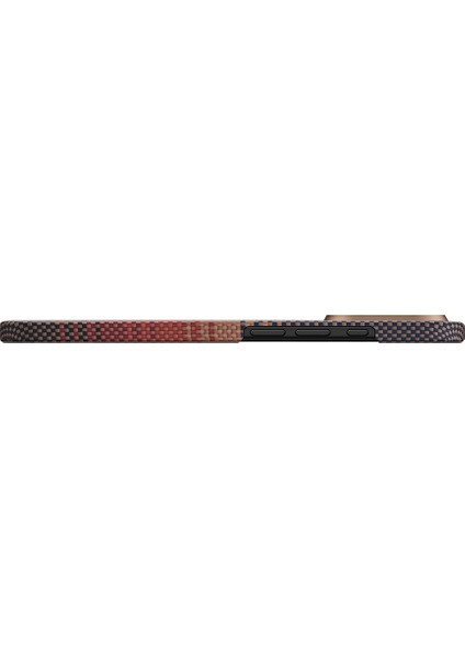 iPhone 17 Uyumlu Kılıf M-Safe Şarjlı Aramid Fiber Pitaka Tactile Woven Sunset-Moonrise Serisi Kahve fırsatları