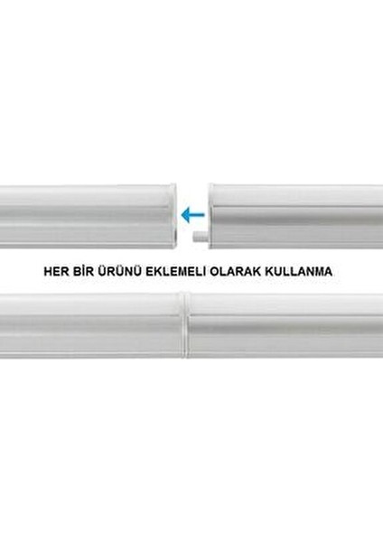 60CM Mutfak Tezgah Aydınlatması Seti Anahtarlı Günışığı Birbirine Eklenebilir (1,5mt Fişli Kablolu) fırsatları