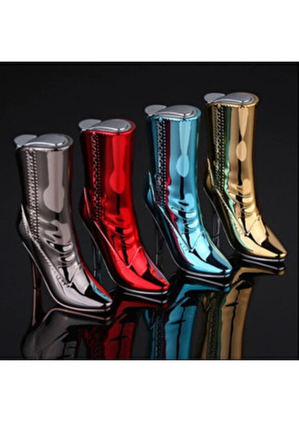 Sıradışı Topuklu Çizme Görünümlü Kadınlara Özel Doldurulabilir Çakmak fiyatları