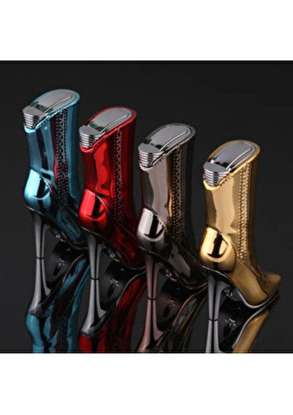 Sıradışı Topuklu Çizme Görünümlü Kadınlara Özel Doldurulabilir Çakmak modelleri