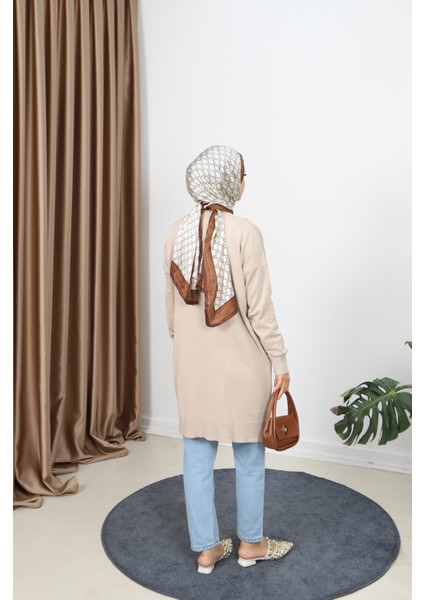 Yırtmaçlı Merserize Tunik indirimleri