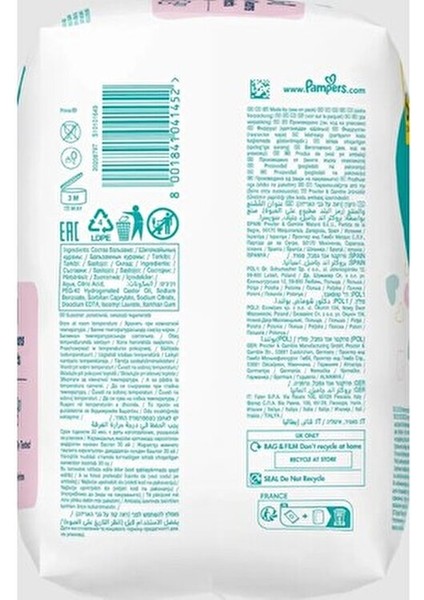 Sensitive Islak Havlu Mendil Hassas Ciltler İçin Kokusuz 6'lı Set 312 Yaprak fırsatları