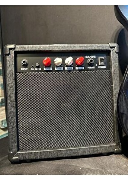 Elektro Gitar Set Sunburst Modeli Gitar-Amfi-Stand-Kablo-Askı-Kapo-Akort Cihazı-Yedek Tel modelleri