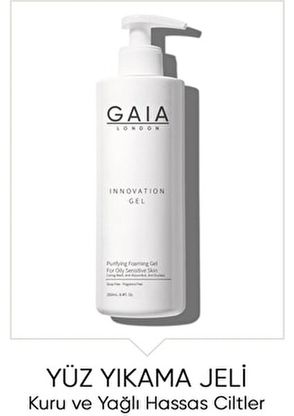 Kuru ve Yağlı Ciltler Için Yüz Temizleme Jeli ( Innovatıon Gel) 250 ml