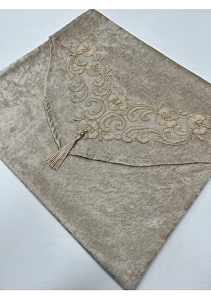 Lüks Kadife Püsküllü Güpürlü Işlemeli Çeyizlik Zarf Bohça Klasik fiyatları