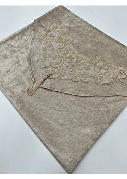 Lüks Kadife Püsküllü Güpürlü Işlemeli Çeyizlik Zarf Bohça Klasik fırsatları