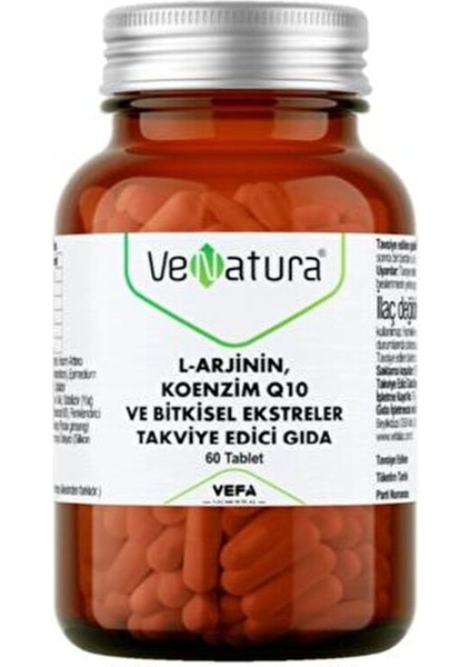 L-Arjinin Koenzim Q10 60 Tablet