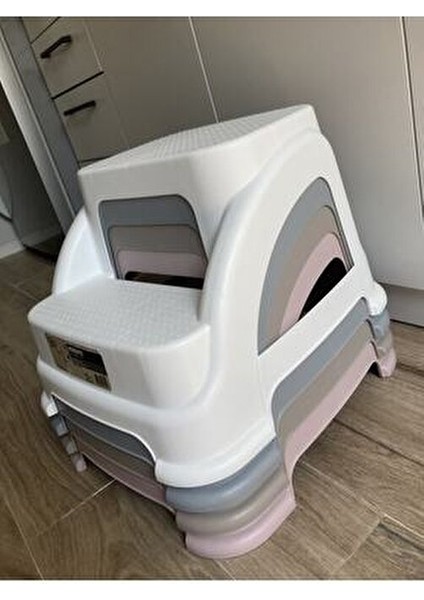 Merdivo Küçük Beyaz Pembe S.kahve Plastik Basamak Merdiven Kamp Tabure Hh indirimleri