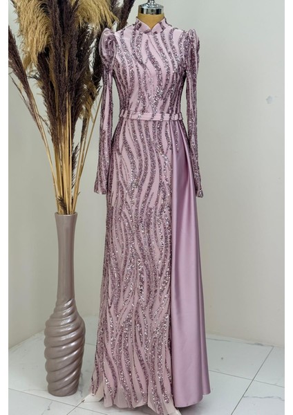 Eslina Tesettür Abiye Pudra