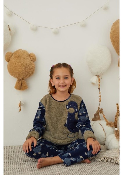 Kız Çocuk Welsoft Polar Pijama Takımı 42236 indirimleri