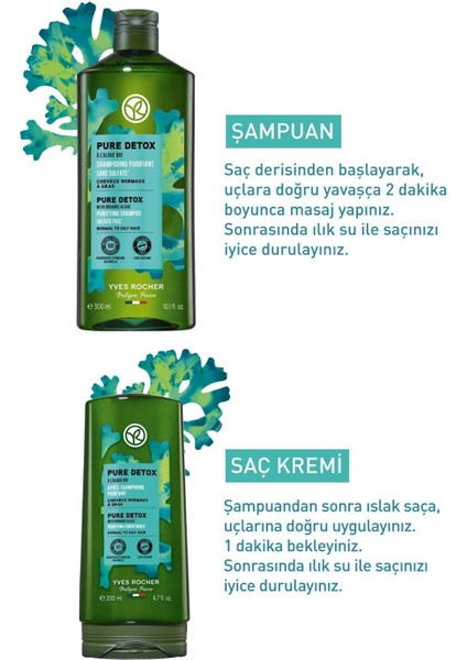Yağlı Saçlar Için Arındırıcı Orijinal Boy Şampuan, Saç Kremi Seti modelleri