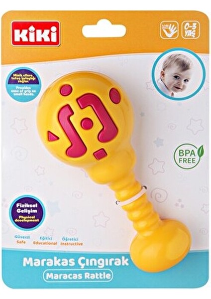 İlk Çıngırak Seti 4 Parça Renkli Tasarım ve Eğlenceli Sesler 0-2 Yaş Bebekler İçin