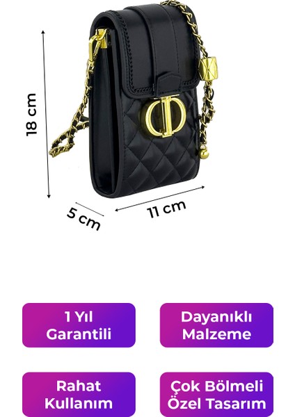 Kriste Bell Kadın Çanta Siyah 26502 indirimleri