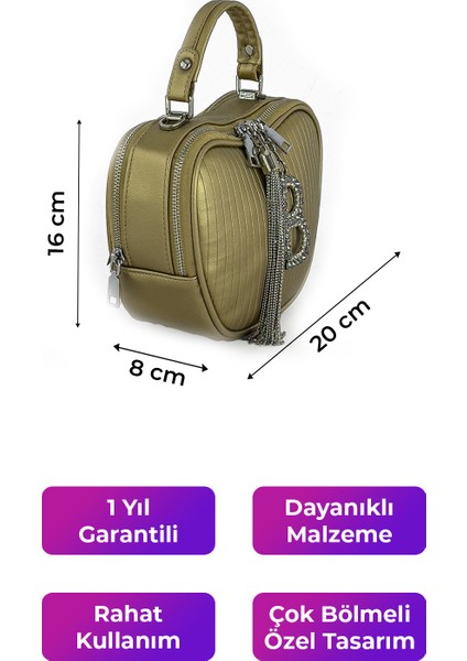 Kriste Bell Kadın Çantası Çapraz Askılı Altın 26300 indirimleri