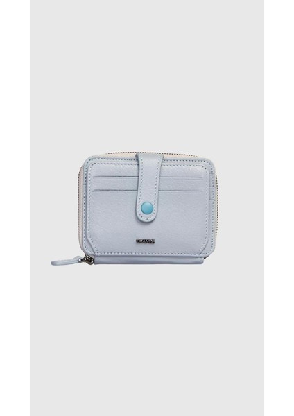 Hakiki Deri Kadın Cüzdan Buz Mavisi 739