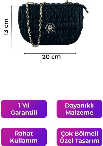 Kriste Bell Kadın Çanta Siyah 26408 indirimleri