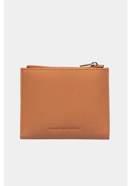 Hakiki Deri Kadın Cüzdan Camel 2805