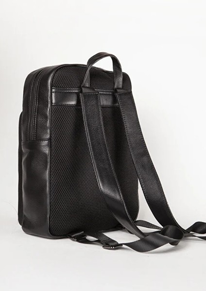 Grande Unisex Deri Sırt Çantası Siyah 8000 fırsatları