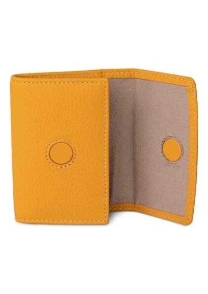 Hakiki Deri Kartlık Sarı 841