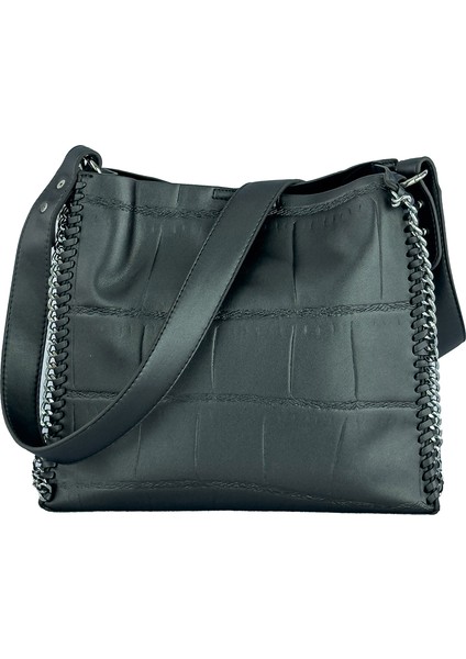 Kriste Bell Çapraz Askılı Kadın Çanta Kurşun 26553 fırsatları