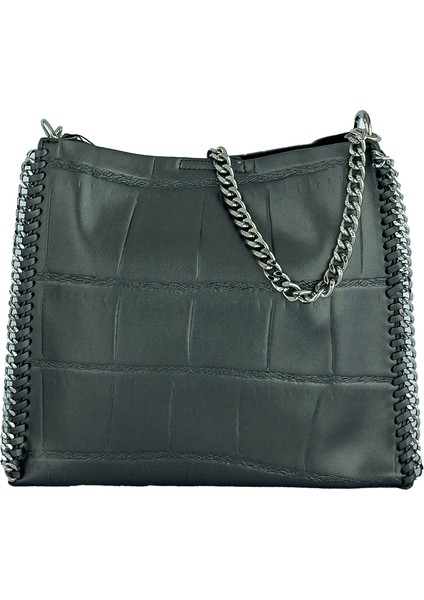 Kriste Bell Çapraz Askılı Kadın Çanta Kurşun 26553