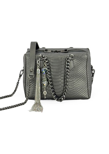 Kriste Bell Çapraz Askılı Kadın Çanta Kurşun 26551 fırsatları