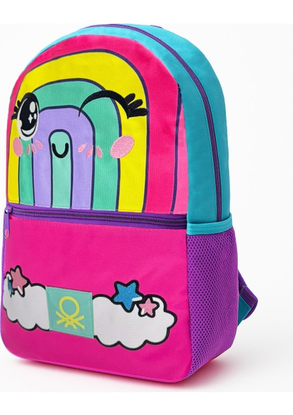 Gökkuşağı Desenli Okul Seti(İlkokul Çantası, Mavi Matara) fırsatları