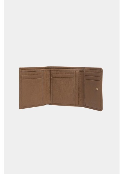 Hakiki Deri Kadın Cüzdanı Taba 2766