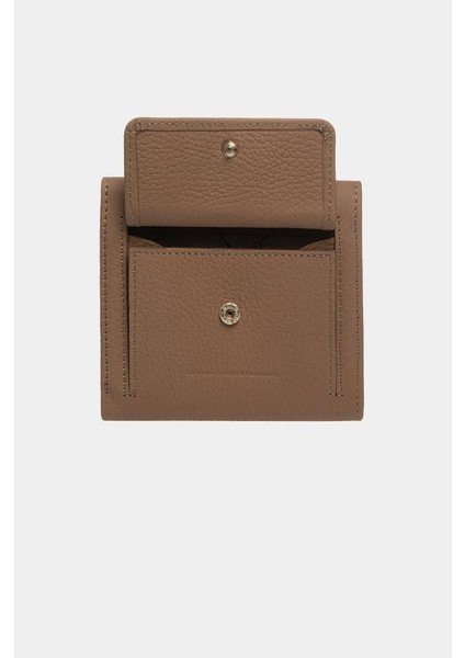 Hakiki Deri Kadın Cüzdanı Taba 2766