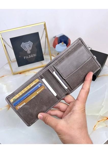 Hakiki Deri Cüzdan Nakit Bölmeli Kartlık Set 2025
