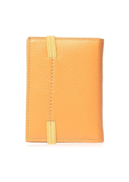Hakiki Deri Erkek Cüzdanı Sarı 325